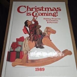 NEW Vintage 1989 "Christmas is Coming" Arts & Crafts Book-Kids Holiday Projects